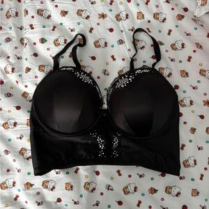 Victoria’s Secret Black Gemstone Bra